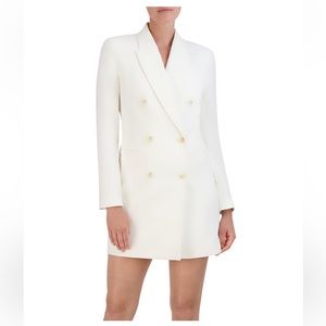 BCBG MAXAZRIA White Blazer Mini Dress Size 6, Worn Once